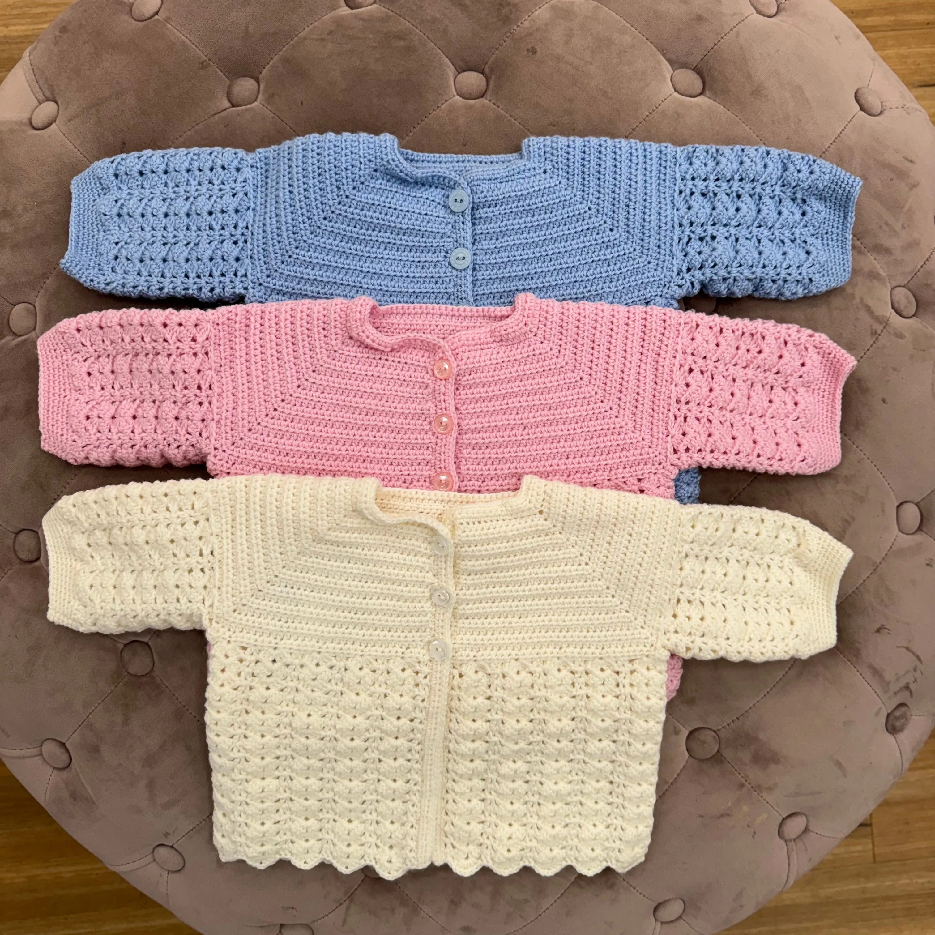 100% Wool Baby Cardigans
