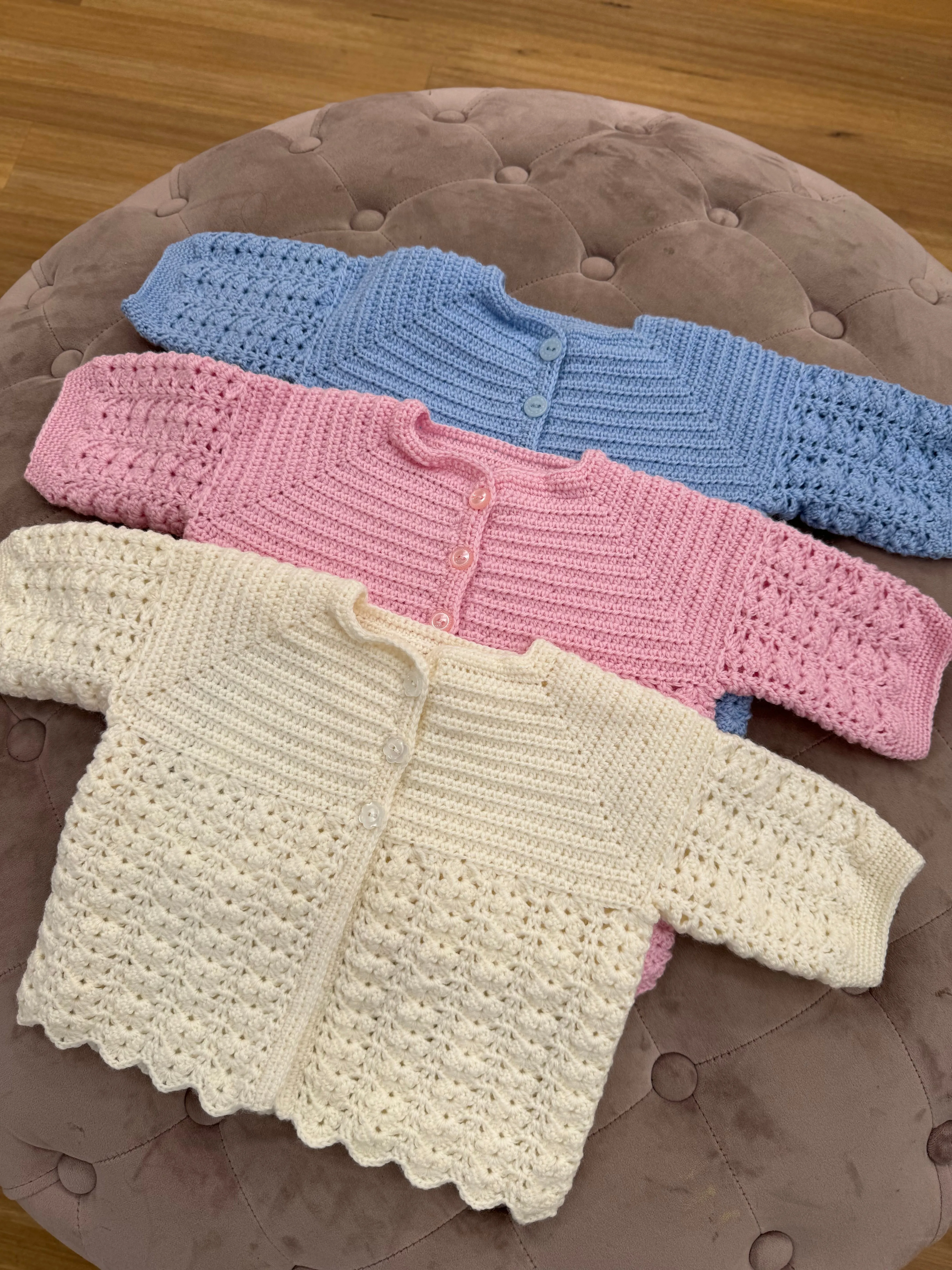 100% Wool Baby Cardigans