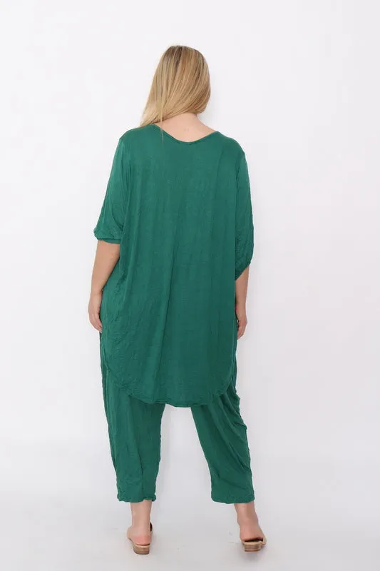 7627 Top & 7718 pants Green