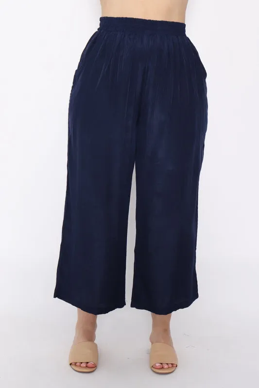 7983 Wide Let Pant Navy