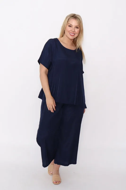 7983 Wide Let Pant Navy