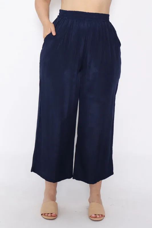 7983 Wide Let Pant Navy