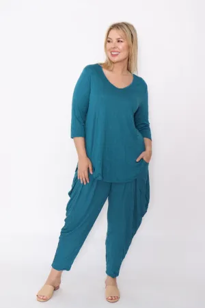 7987 Teal top & 7774 pants