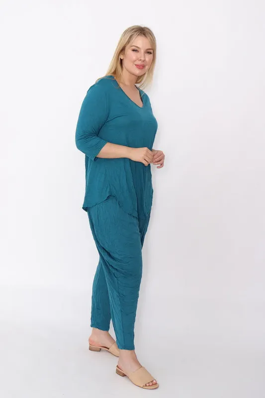 7987 Teal top & 7774 pants