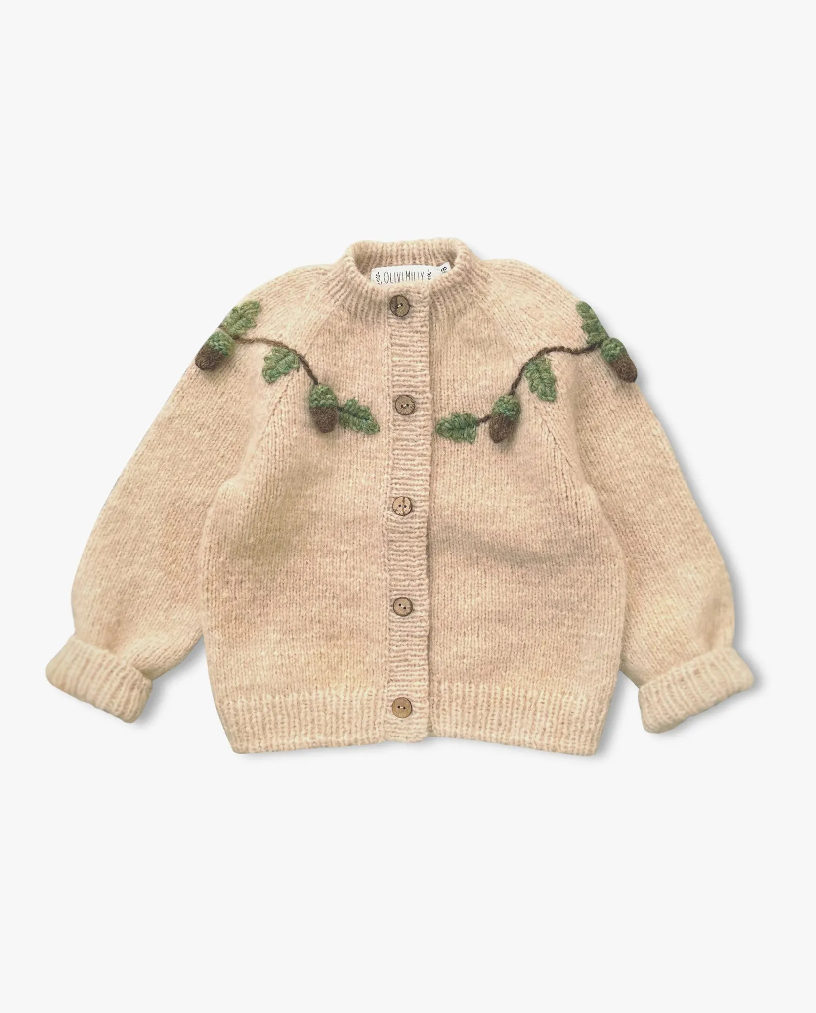 Acorns Cardigan | Wheat