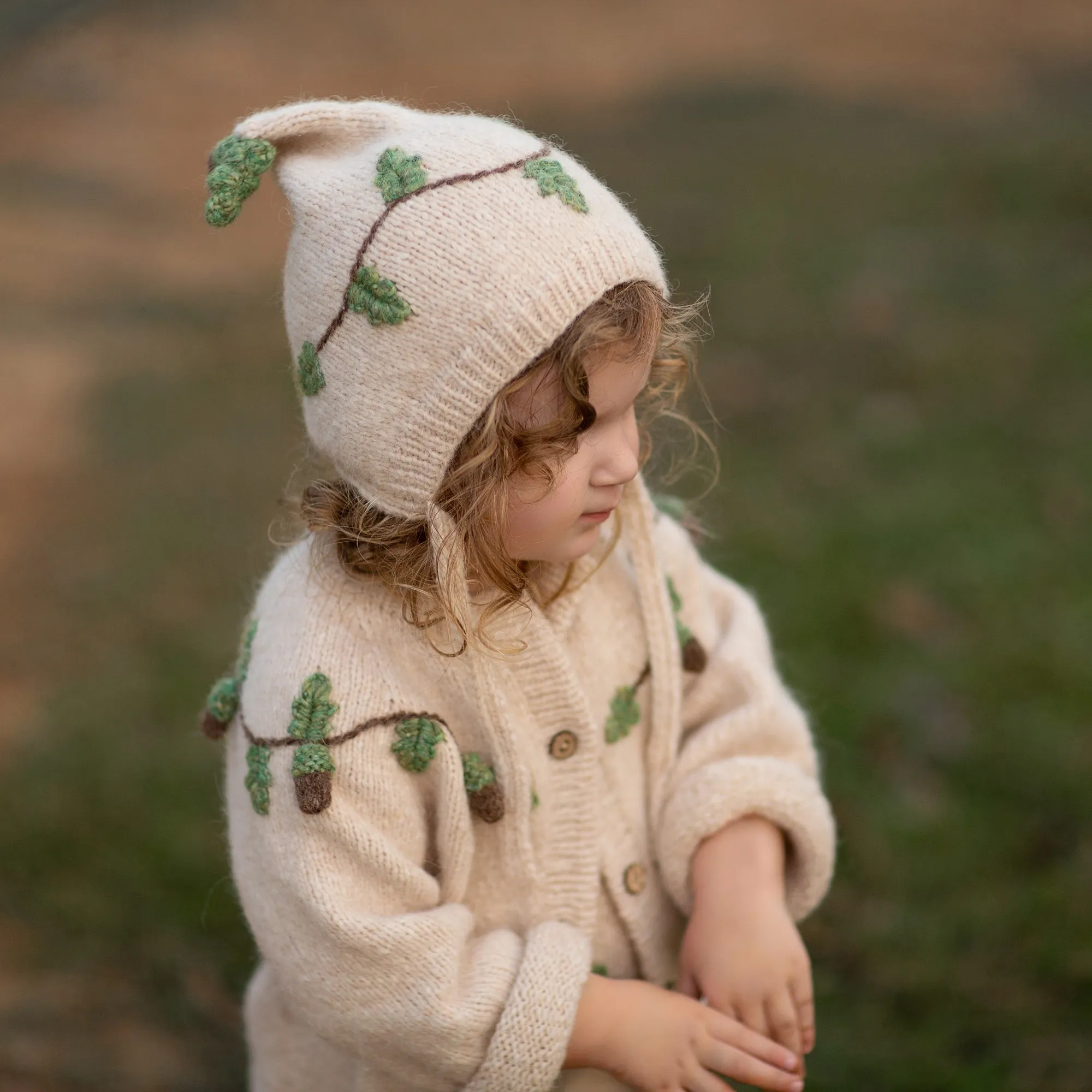 Acorns Cardigan | Wheat