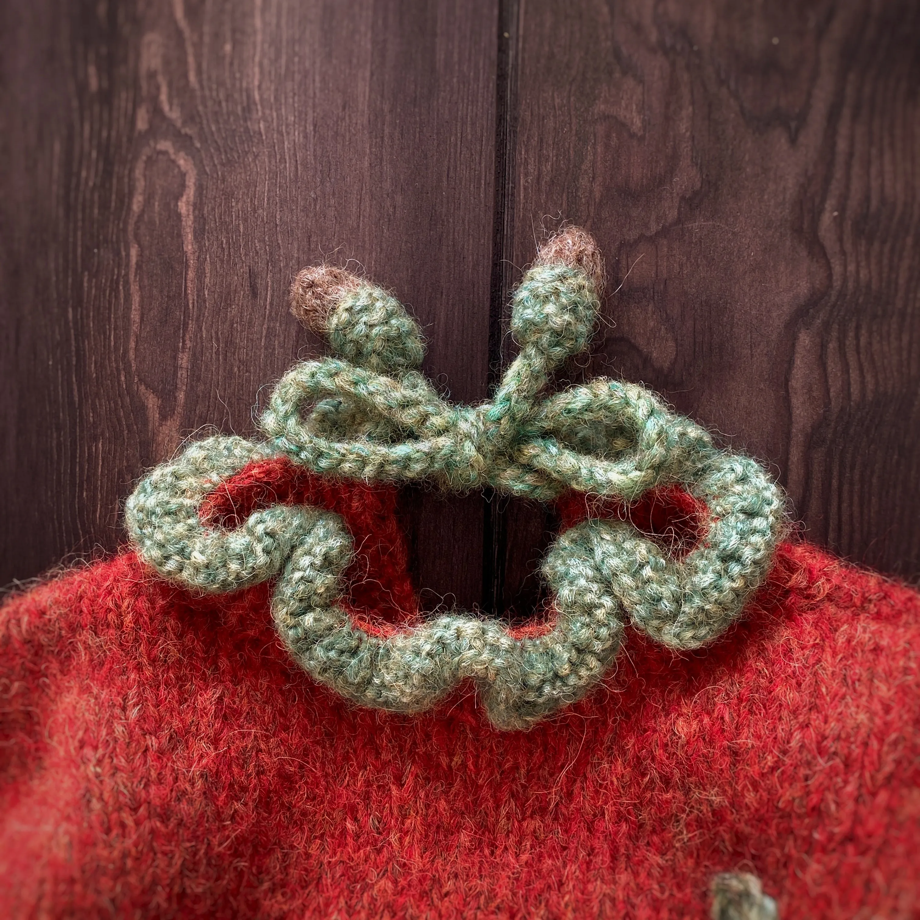 Acorns Pullover | Red-orange