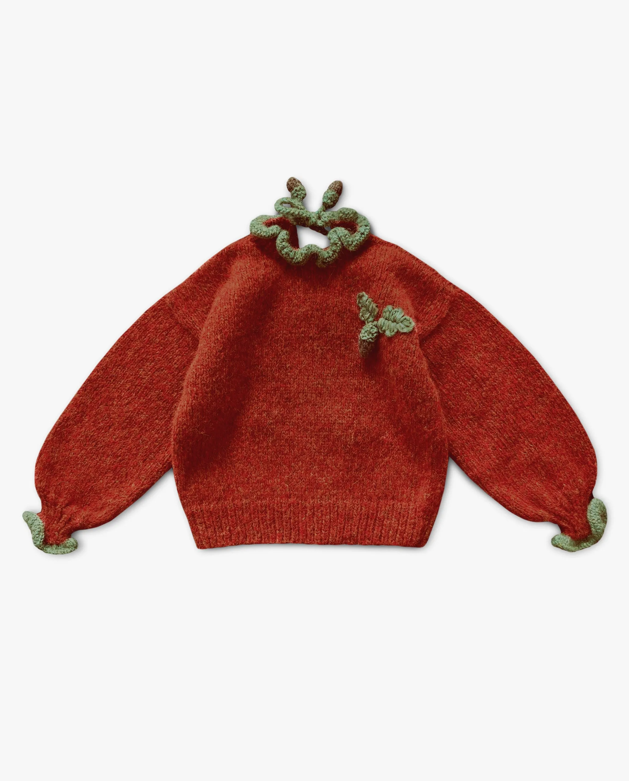 Acorns Pullover | Red-orange
