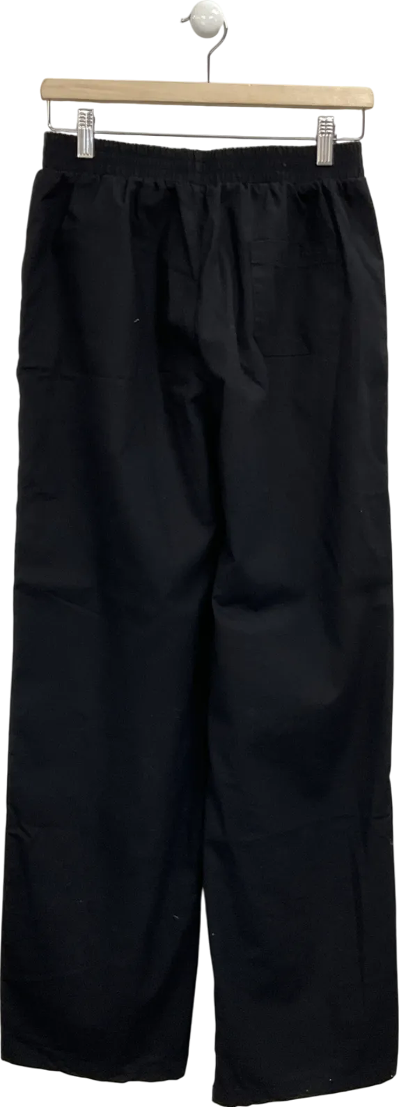 Adanola Black Cotton Pull On Pants UK S