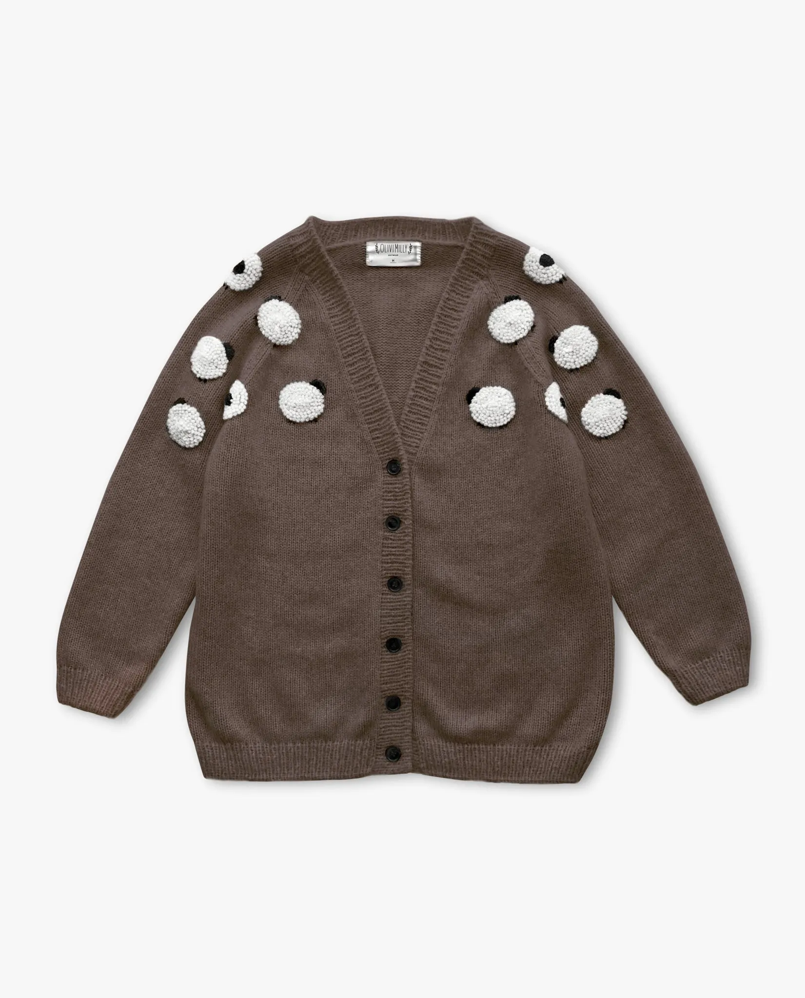 Adult Sheeps cardigan | Brown