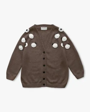 Adult Sheeps cardigan | Brown