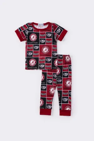 Alabama Print Girl Pants Set