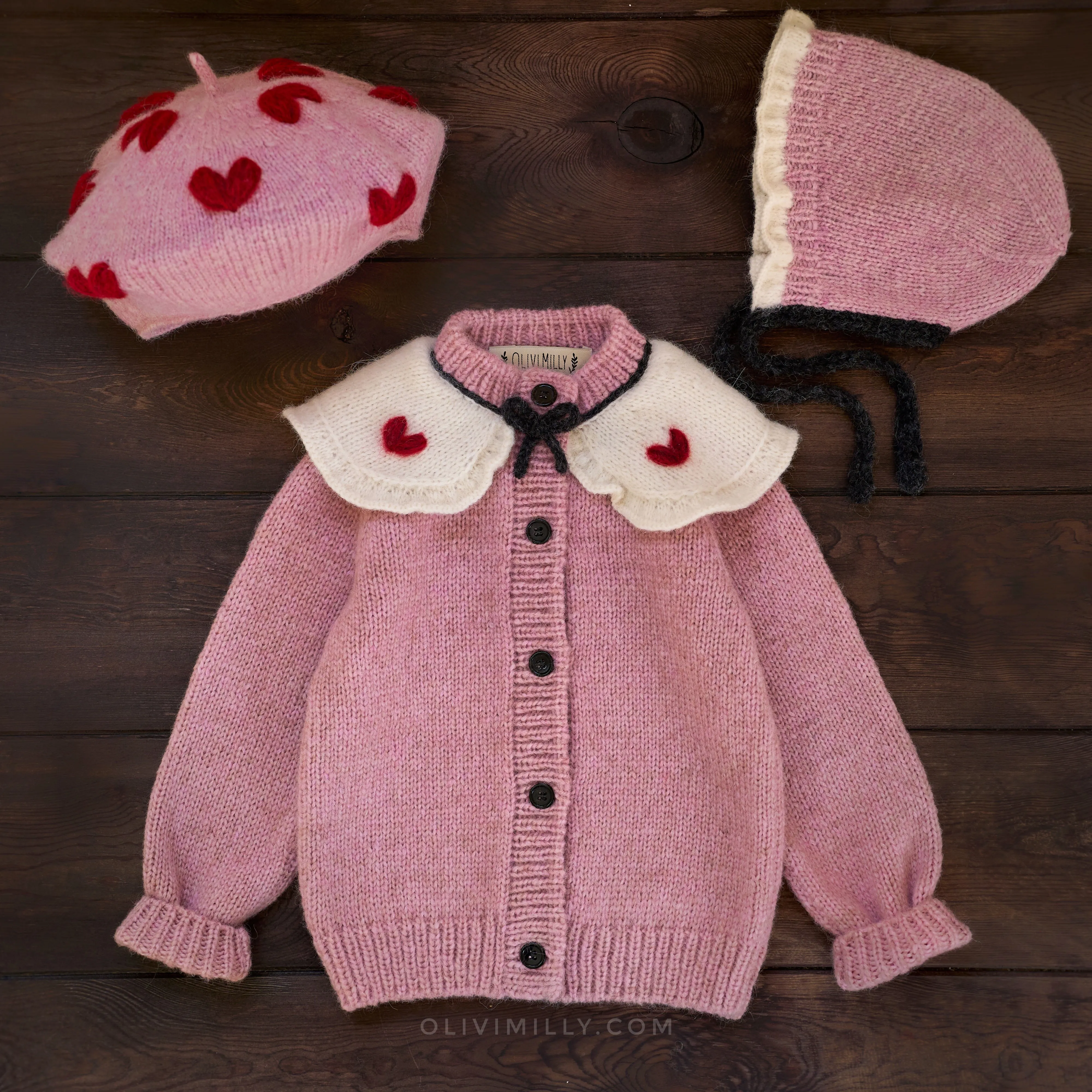 Alice Cardigan | Powder Pink