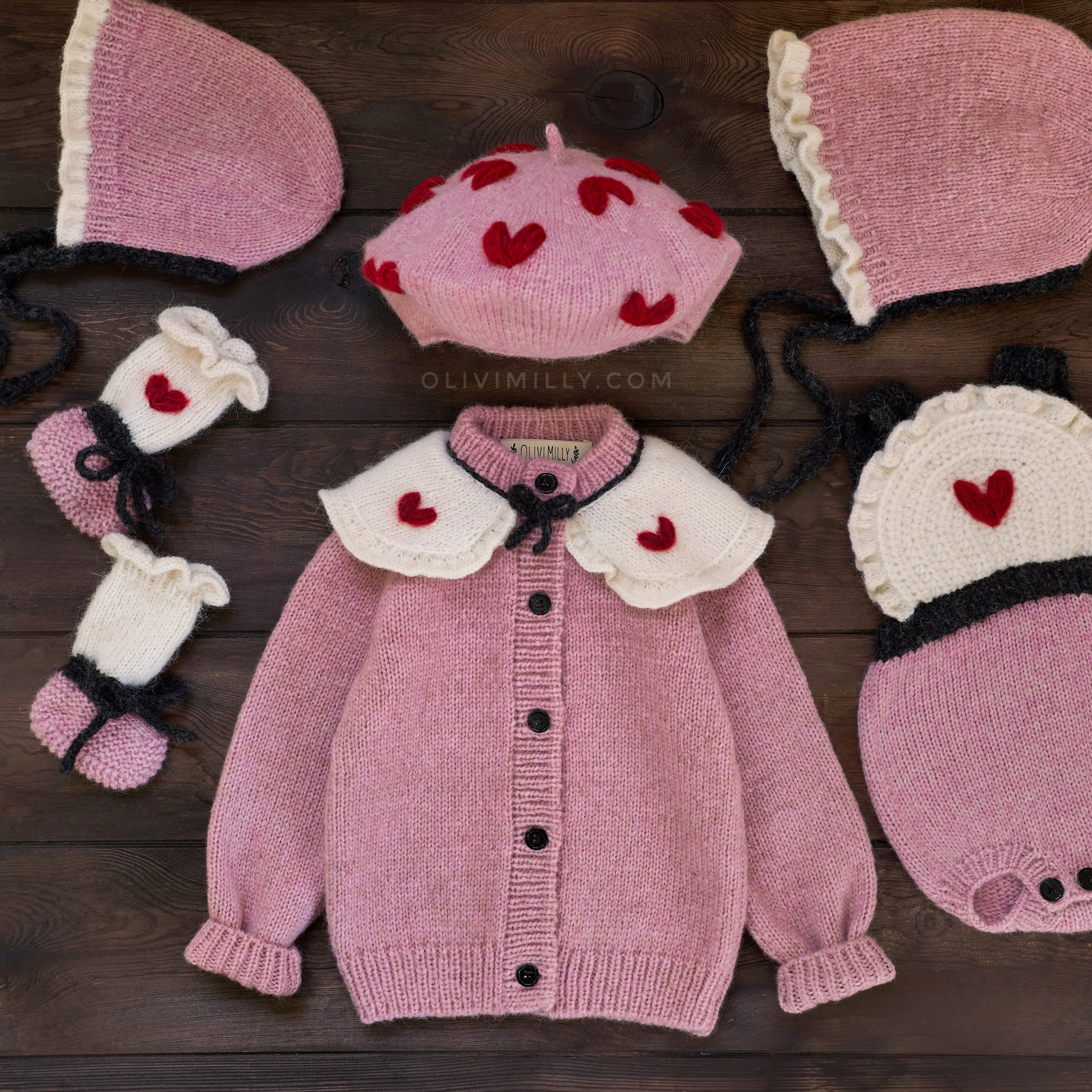 Alice Cardigan | Powder Pink