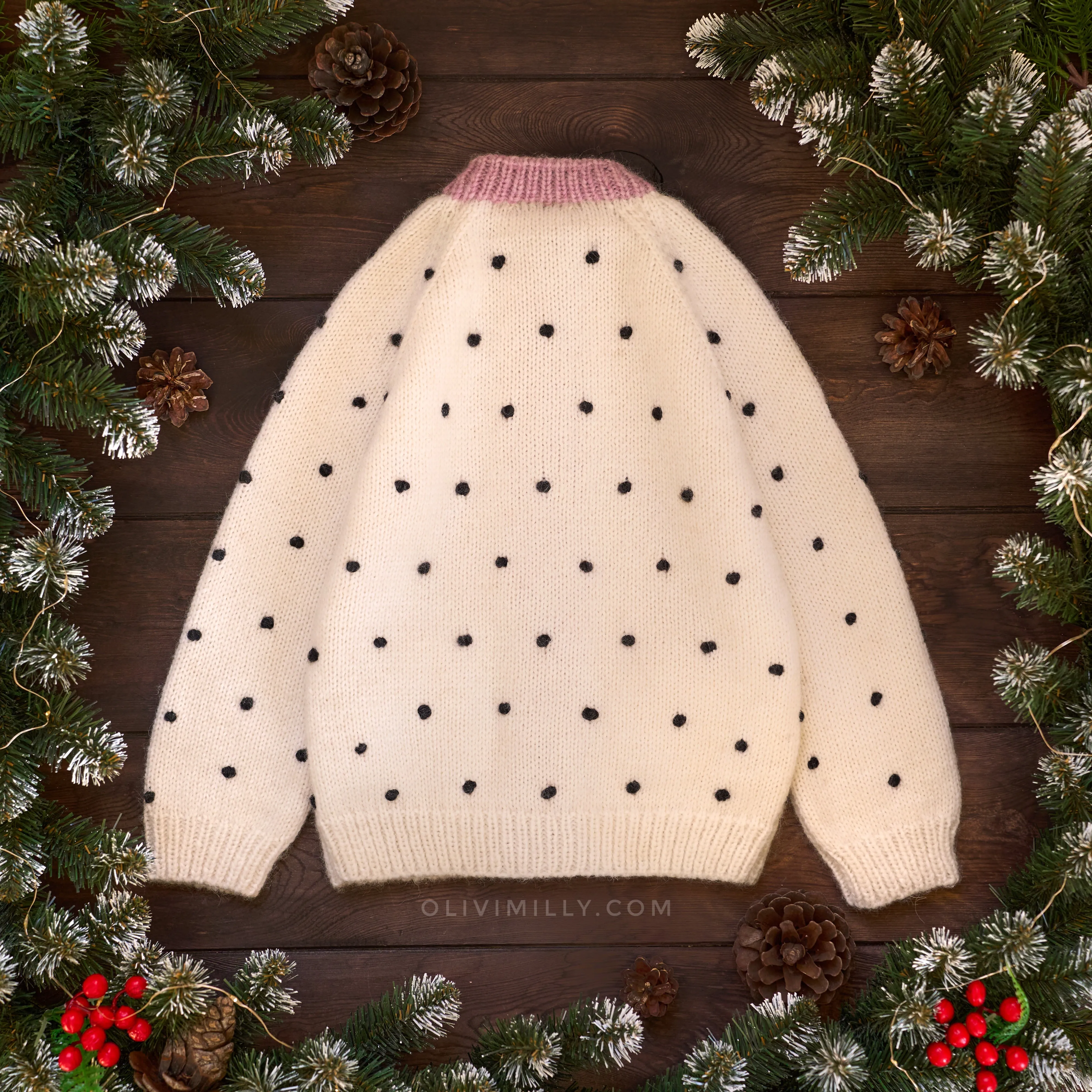 Amelia cardigan |powder pink| in stock (4-5y)