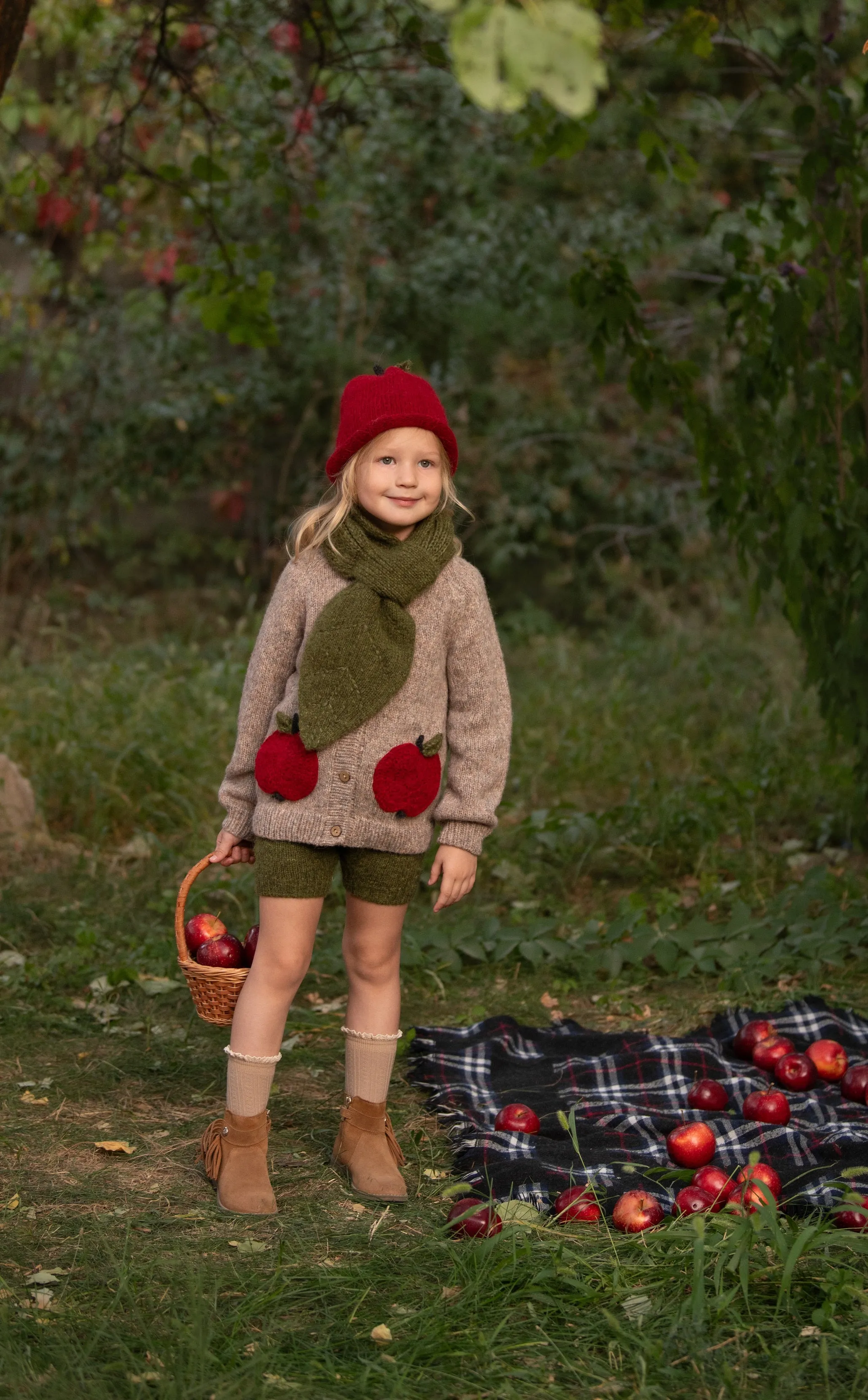 Apple cardigan |beigebrown| In stock (6-9m)