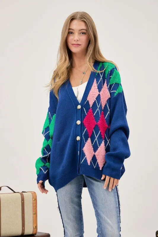 Argyle Cardigan
