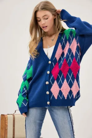 Argyle Cardigan