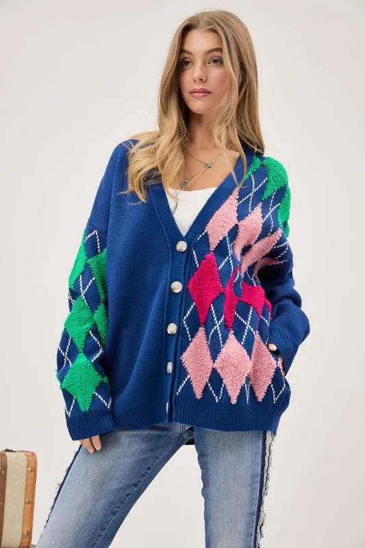 Argyle Cardigan