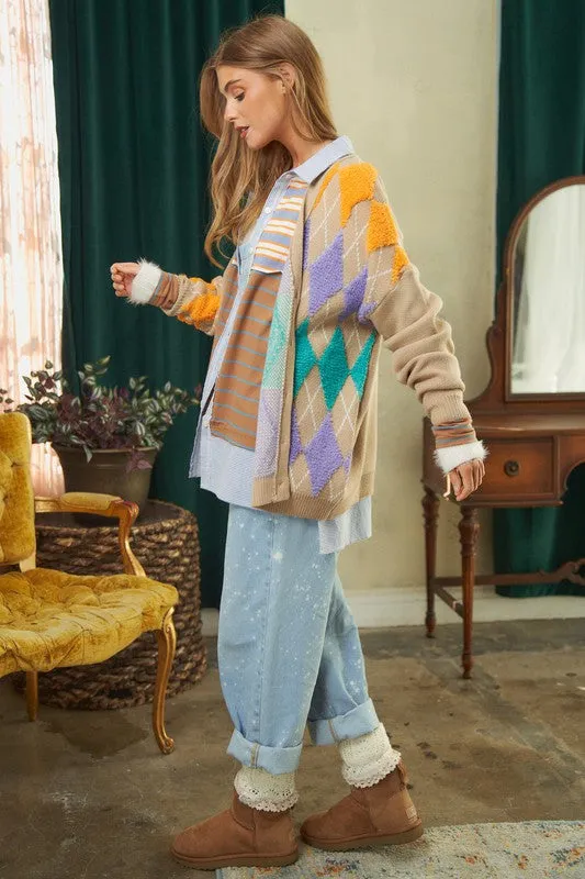 Argyle Cardigan
