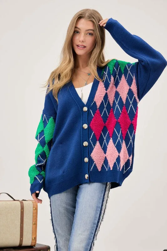 Argyle Cardigan