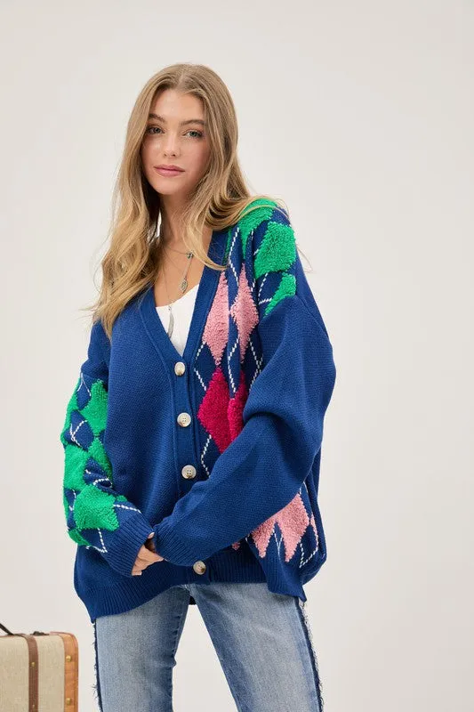 Argyle Cardigan