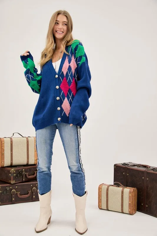 Argyle Cardigan