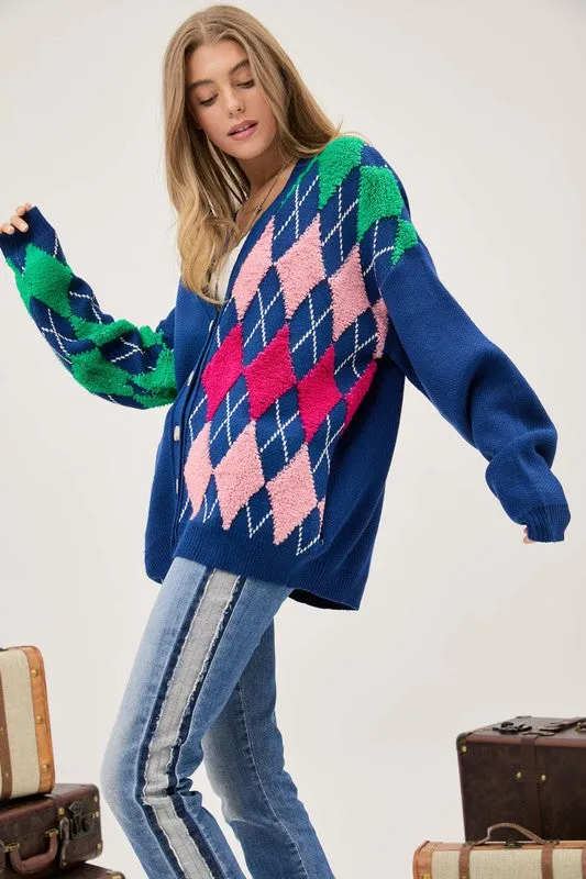 Argyle Cardigan