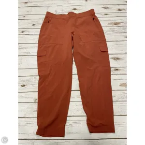 Athletic Pants By Athleta In Orange, Size: Xl