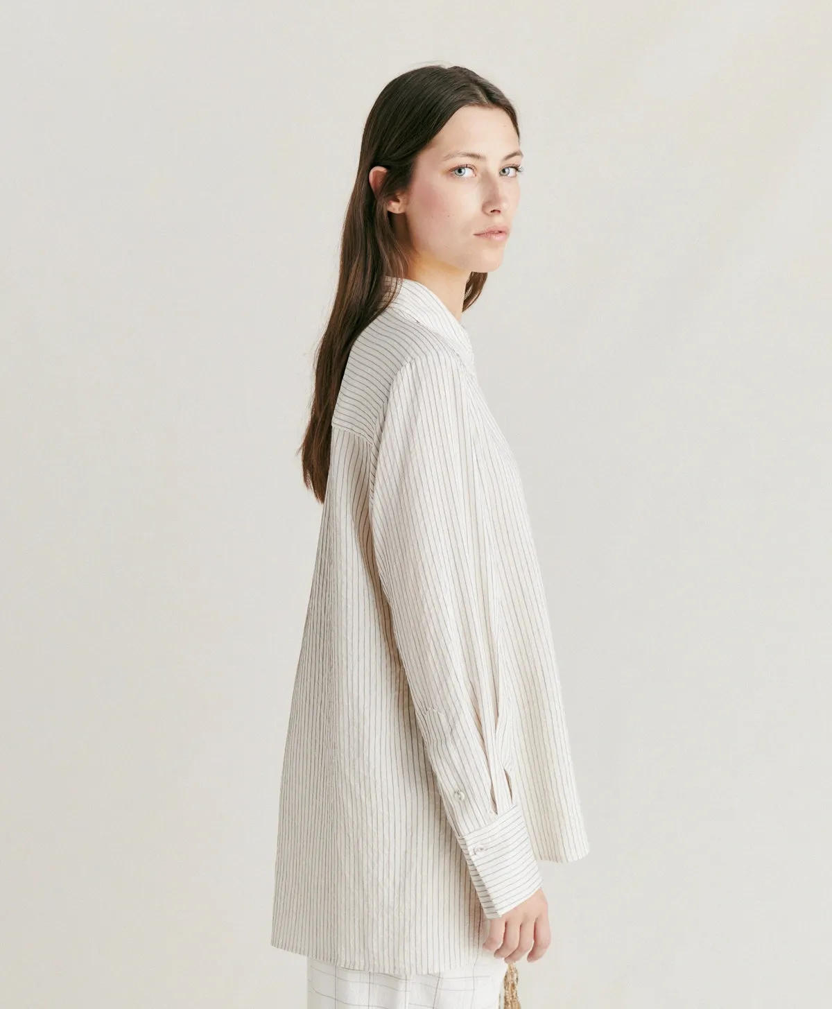 Aura Shirt - Cream / Caramel