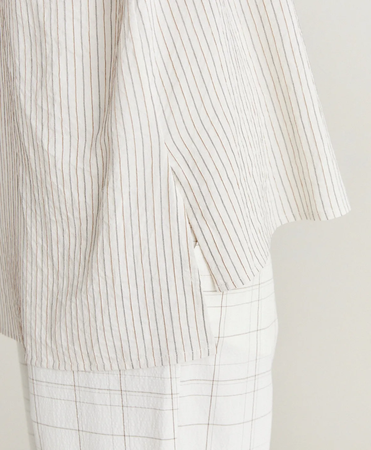 Aura Shirt - Cream / Caramel