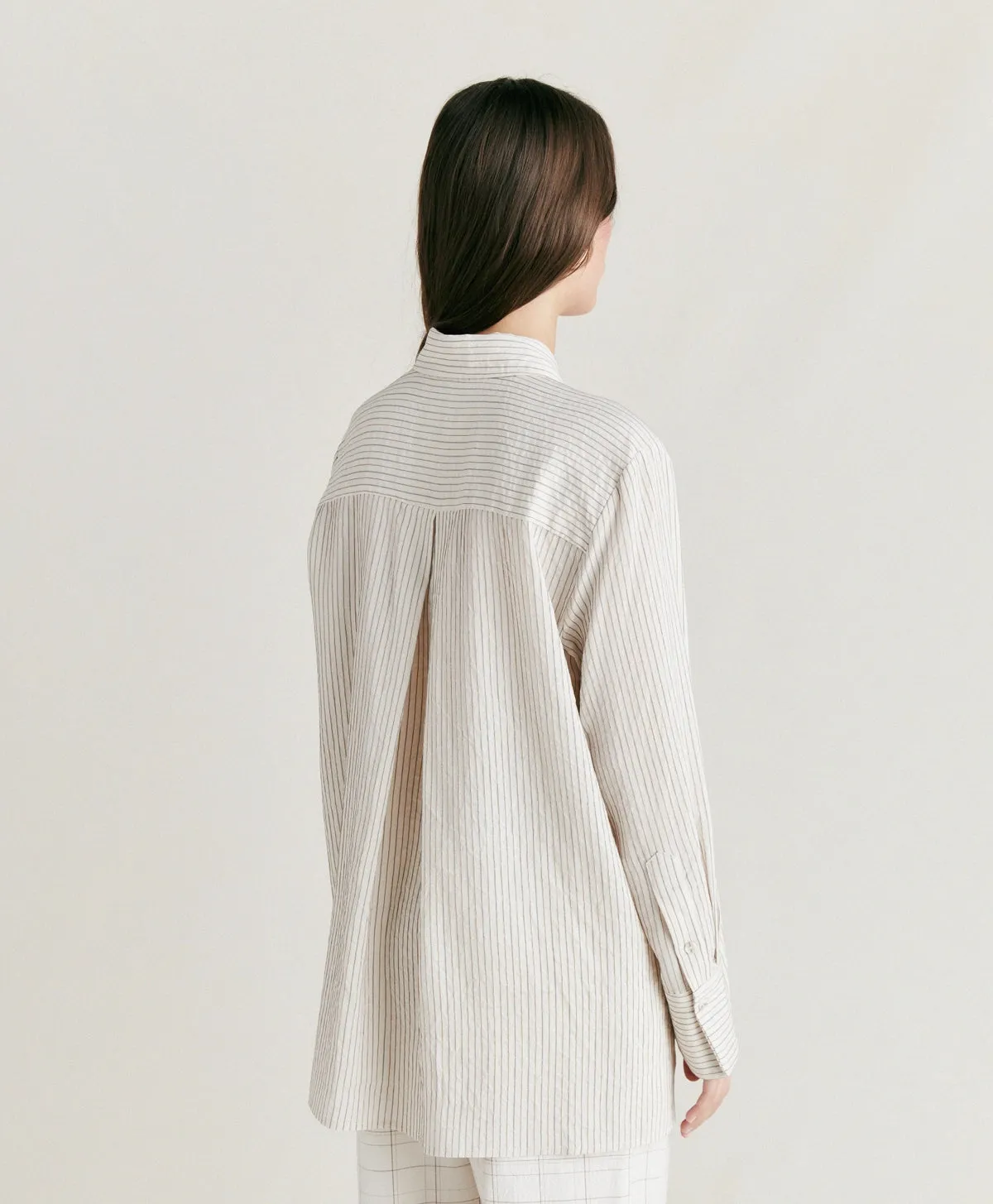 Aura Shirt - Cream / Caramel