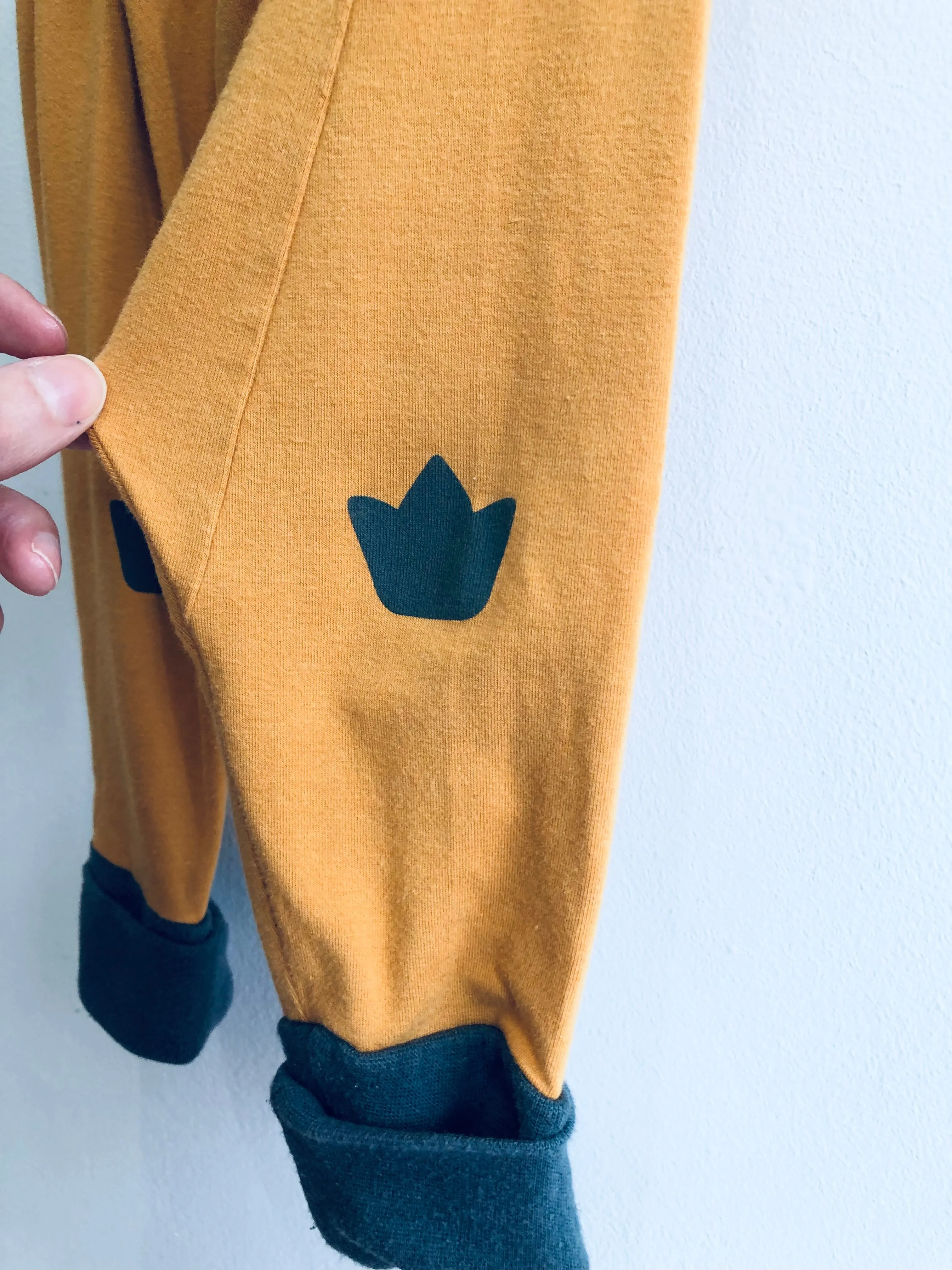 Bamboo-Blend Crown Harem Pants // 12-18M