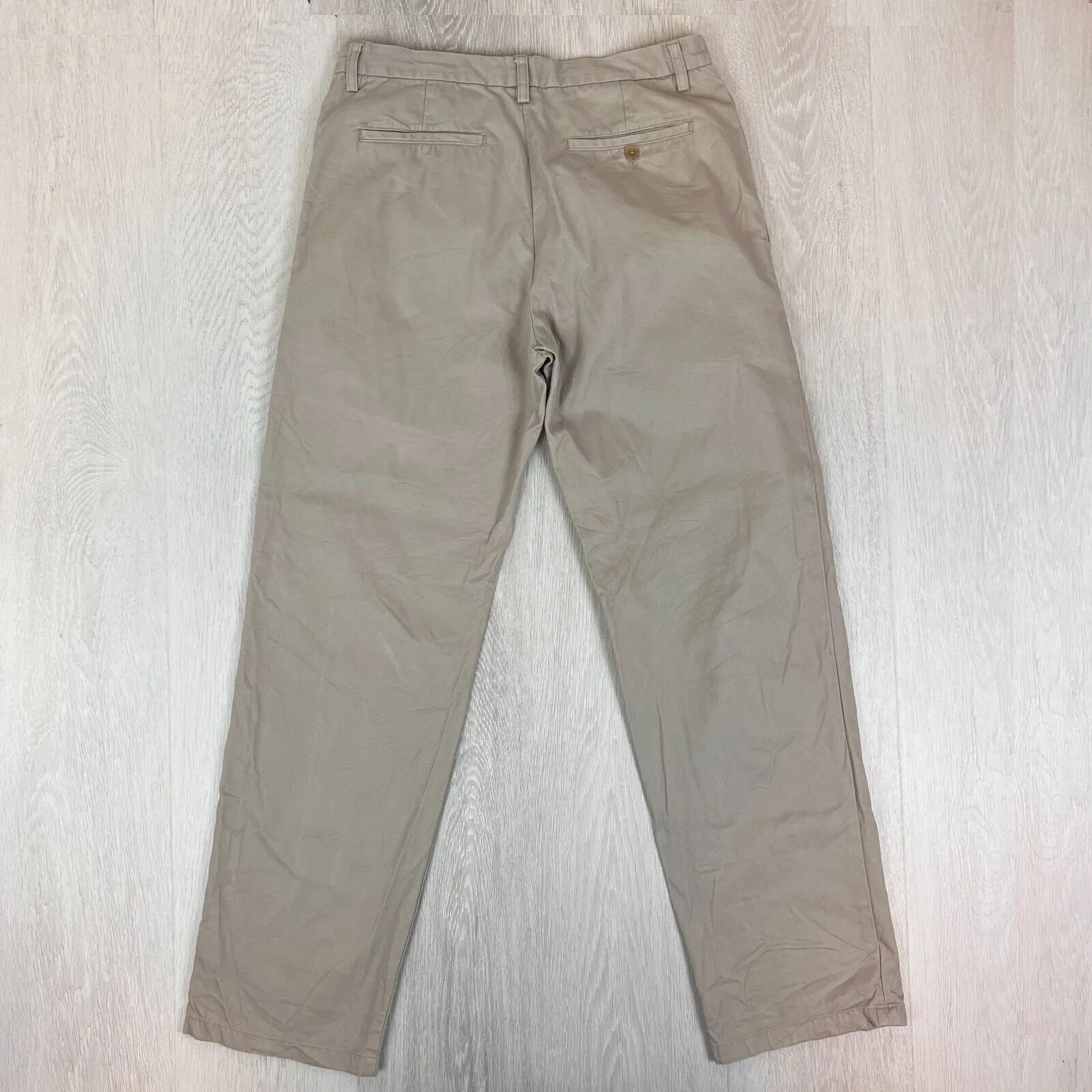 Banana Republic Mens Beige Chinos Trouser Pants Size 33/32