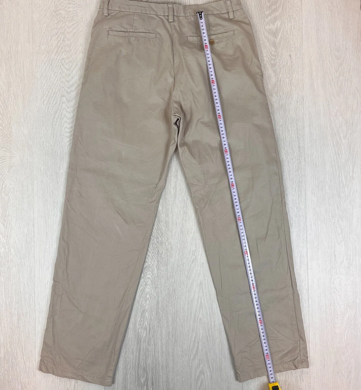 Banana Republic Mens Beige Chinos Trouser Pants Size 33/32