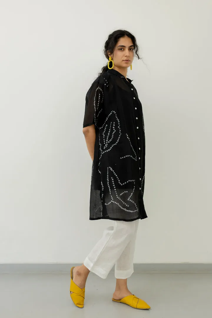 Black Bandhani Tunic with pants