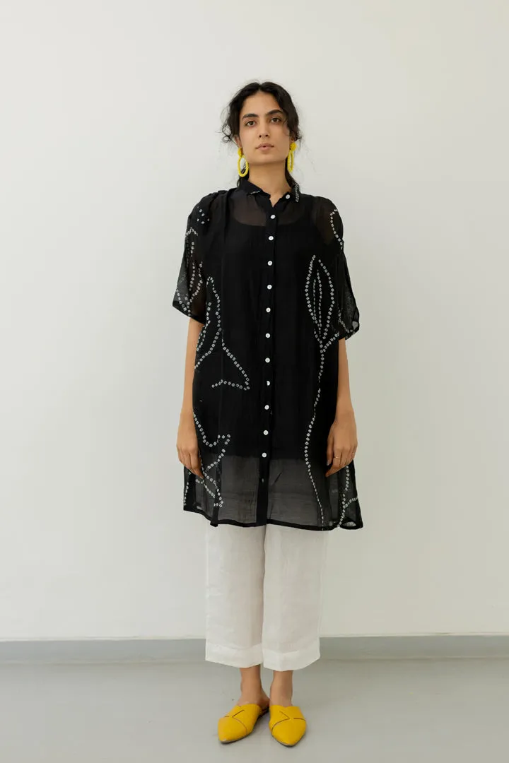 Black Bandhani Tunic with pants