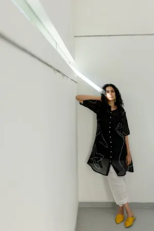 Black Bandhani Tunic with pants