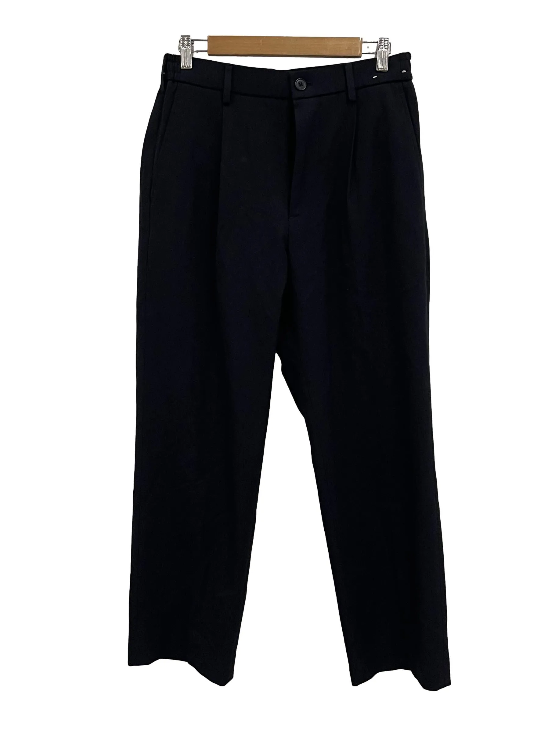 Black Button Pants