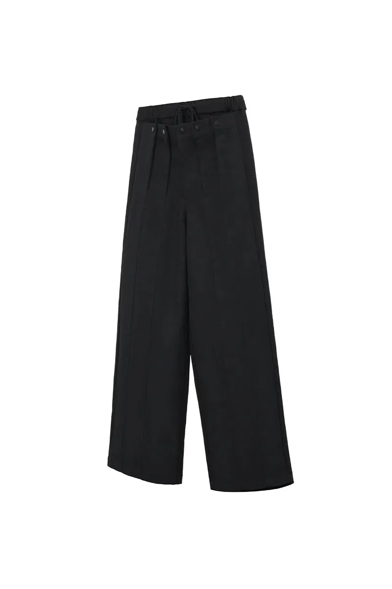 Black Wide-Leg Trousers