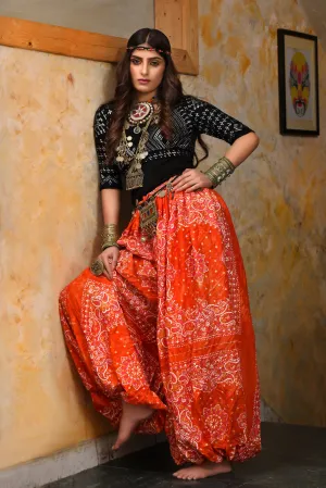 Block print bloomer cotton