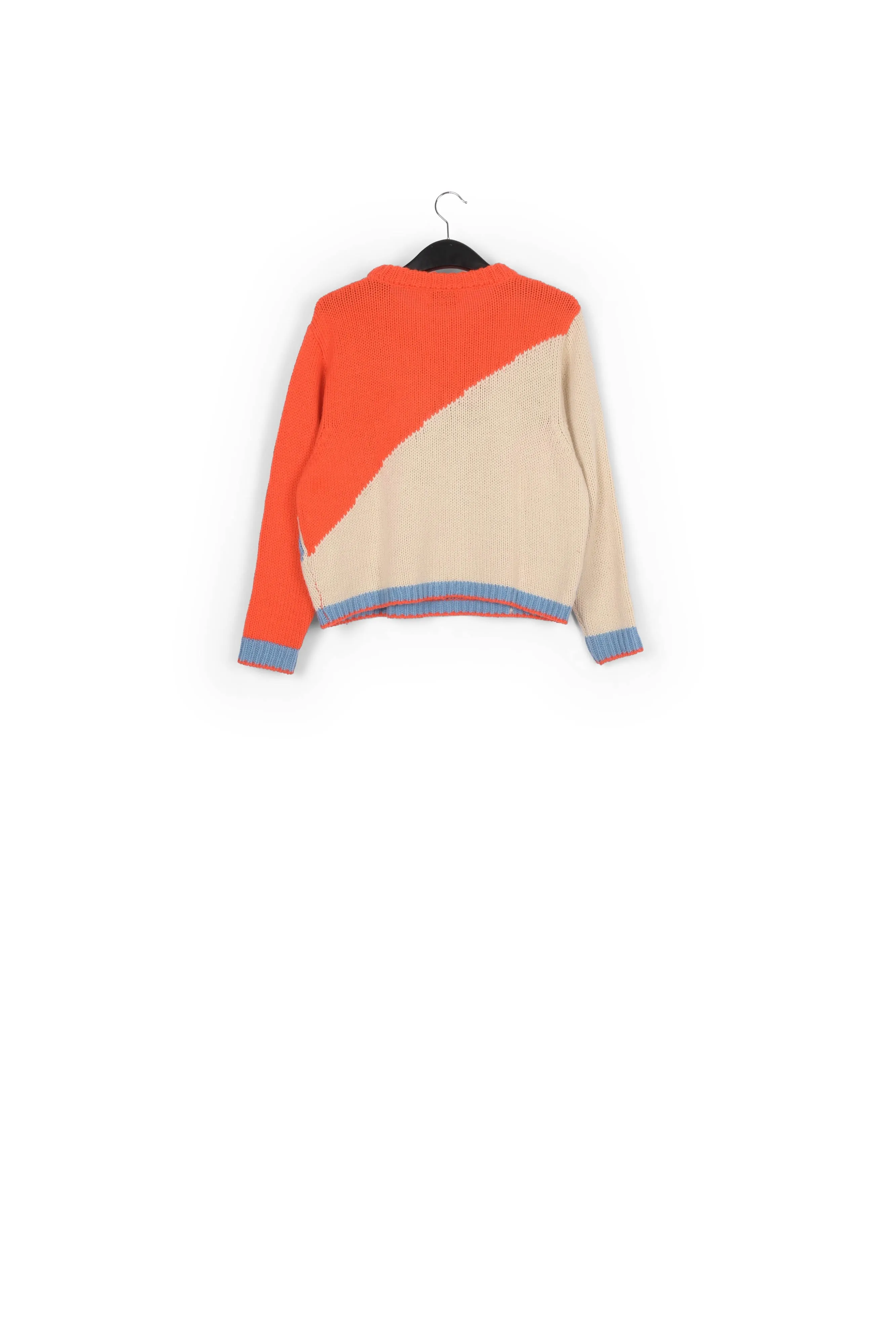 Blow up jacquard sweater