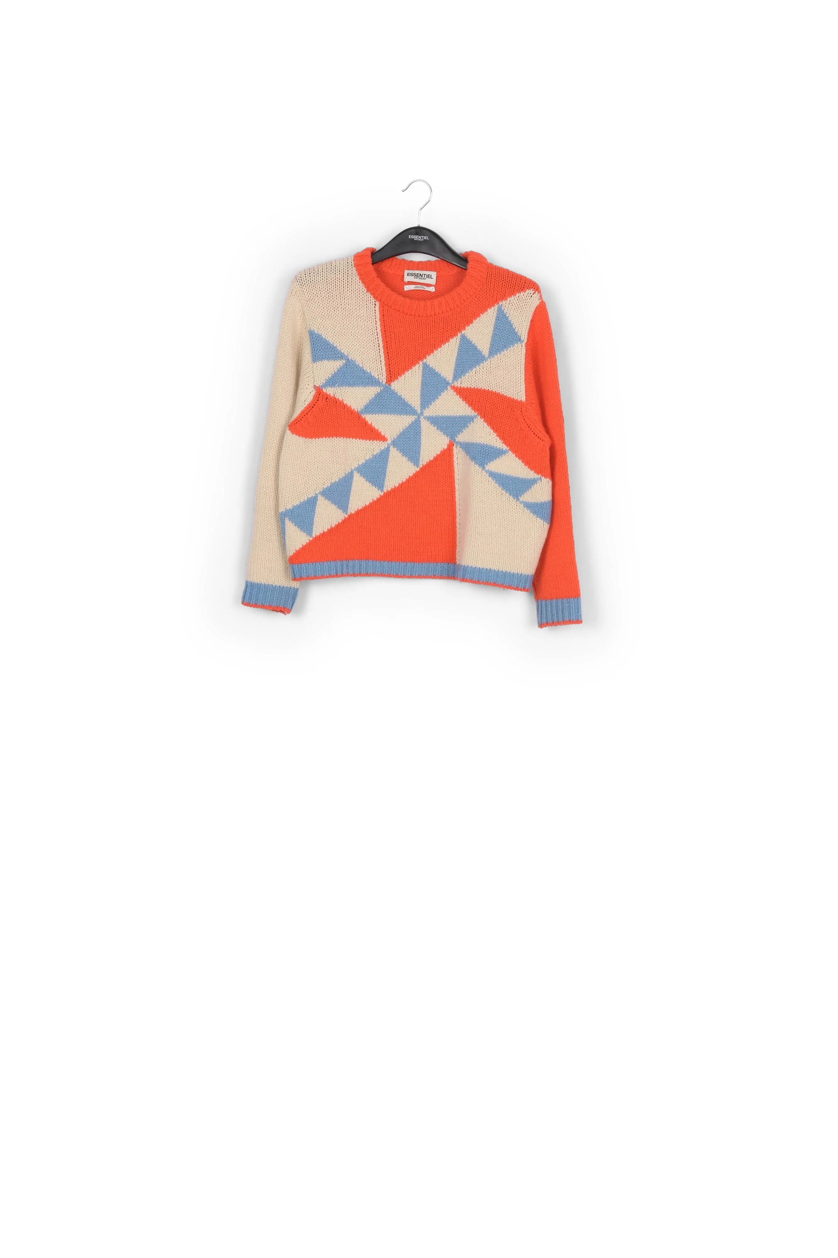Blow up jacquard sweater