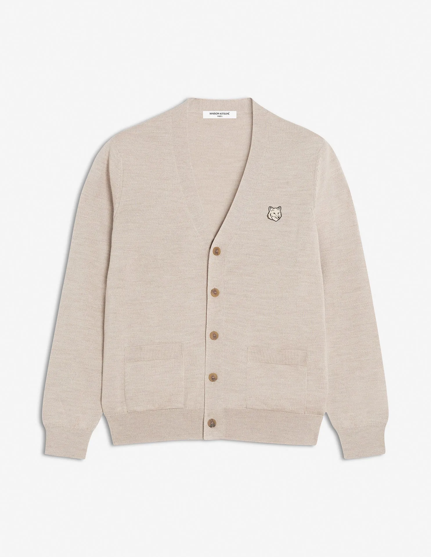 BOLD FOX HEAD PATCH REGULAR CARDIGAN
