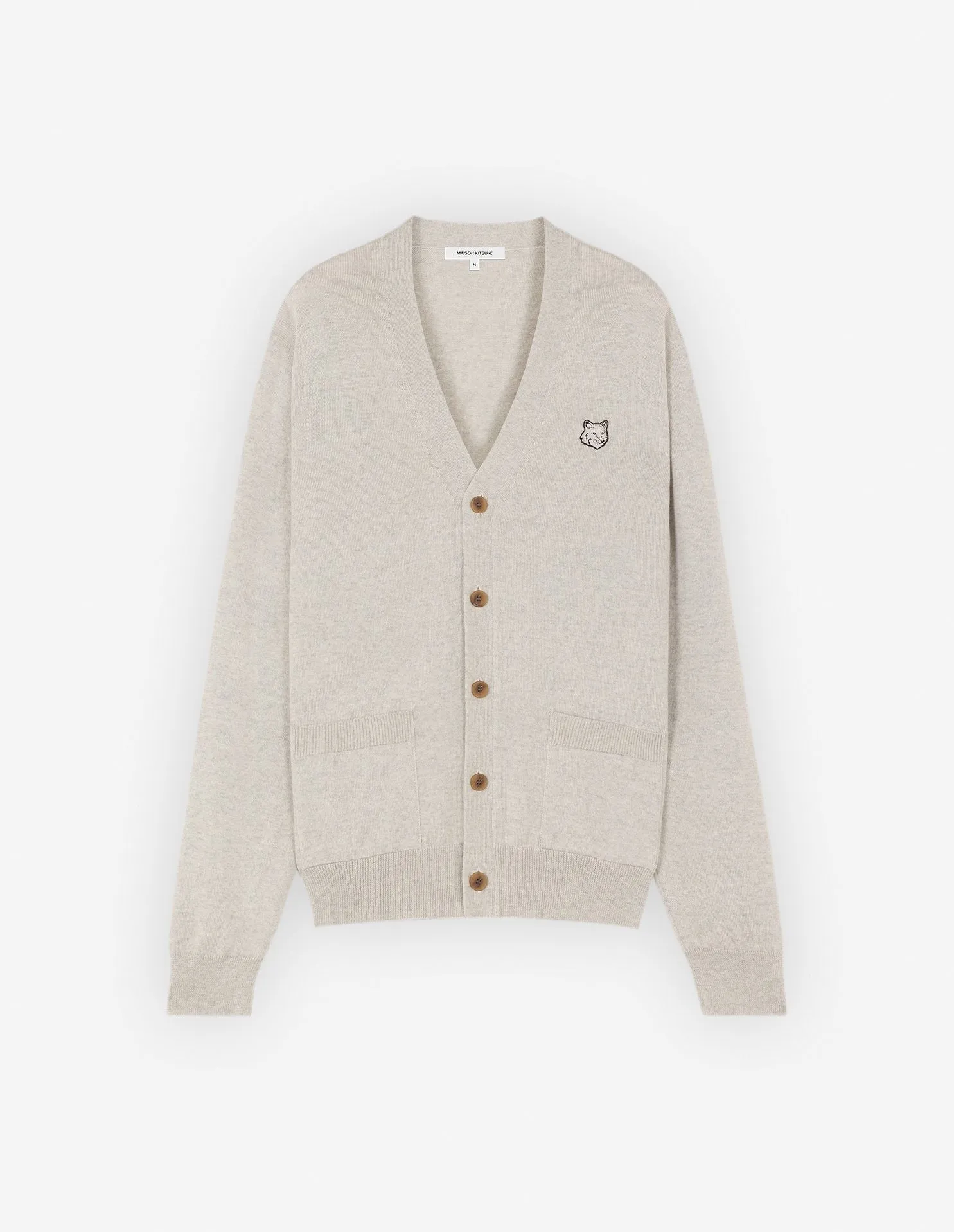BOLD FOX HEAD PATCH REGULAR CARDIGAN