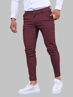 Bordeaux | Slim Fit Pants