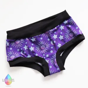 Boy Shorts - Moon and Stars - MEDIUM