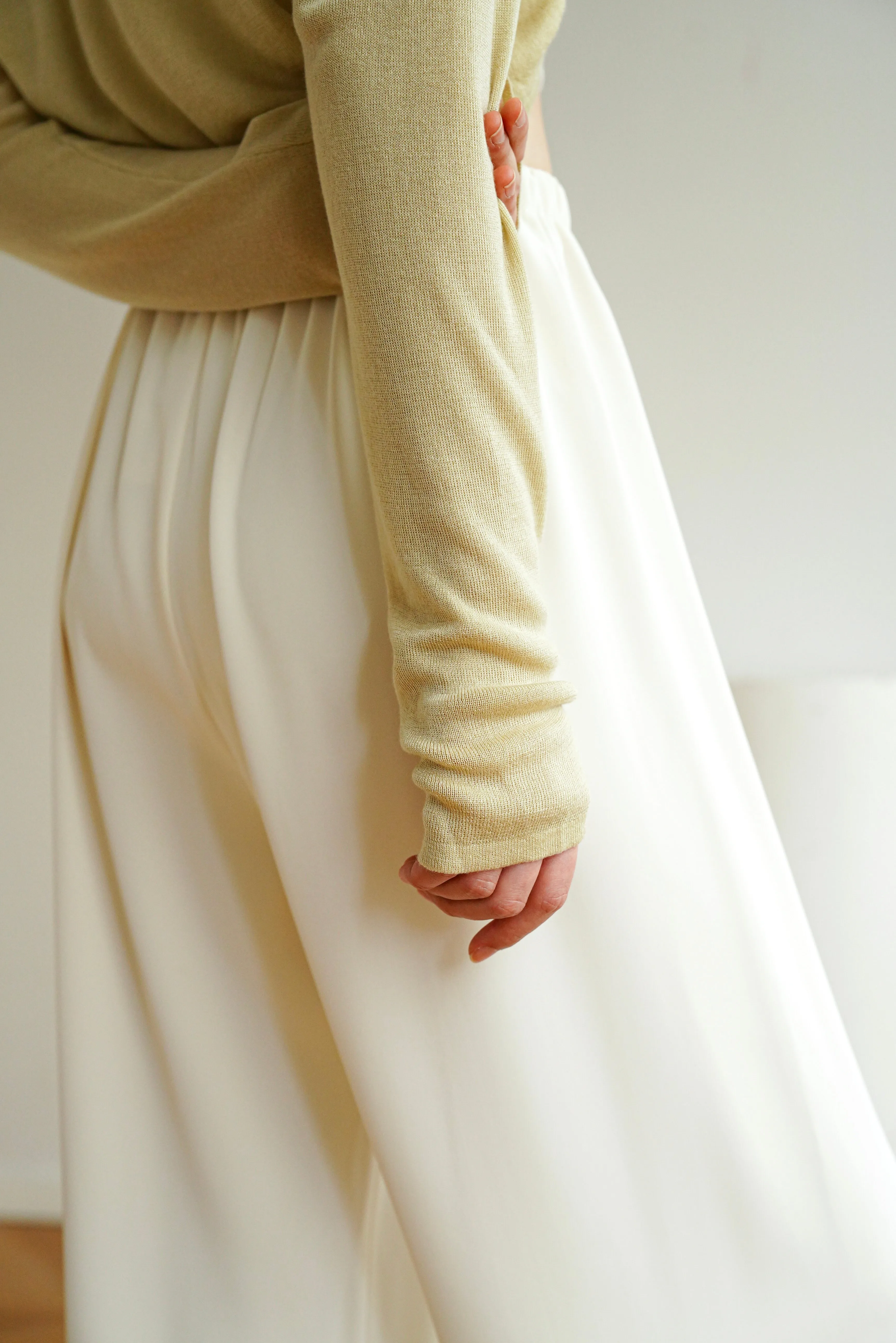 Brielle Lyocell Cardigan - Khaki