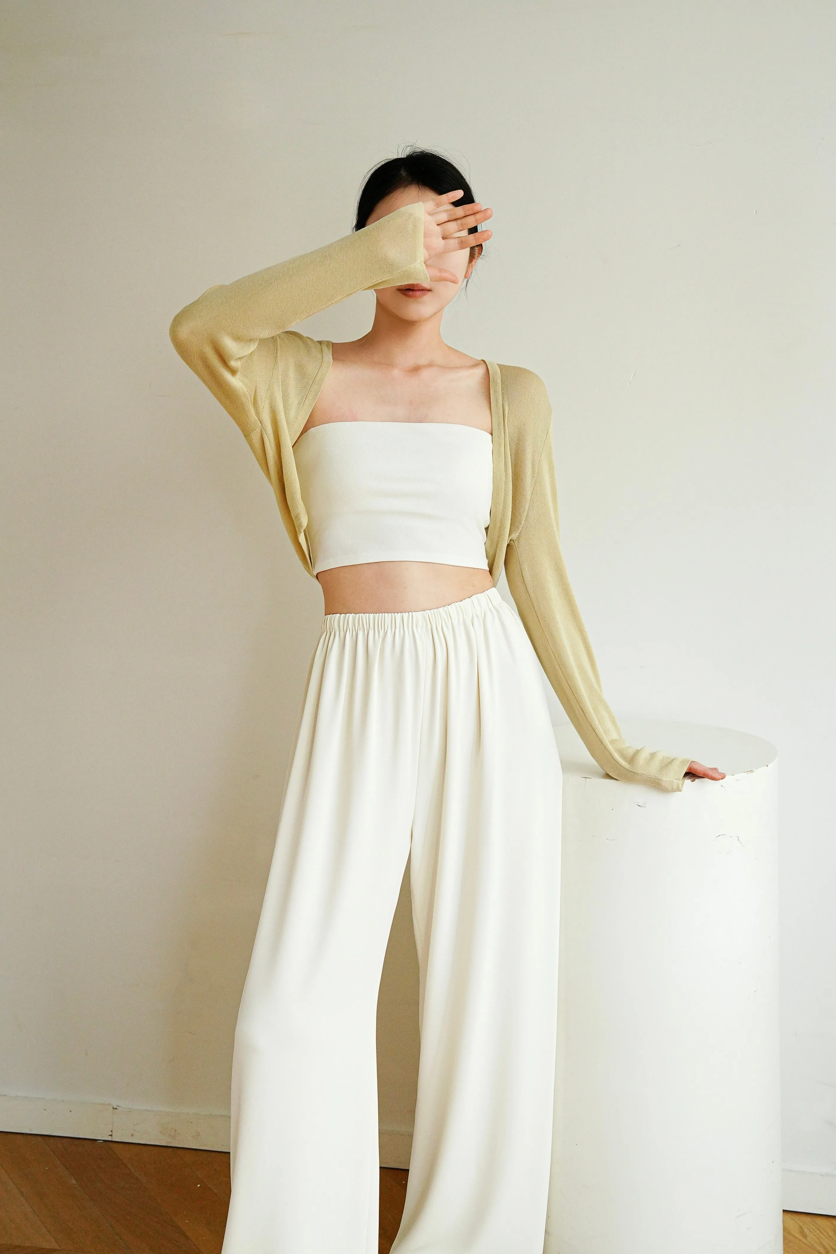 Brielle Lyocell Cardigan - Khaki