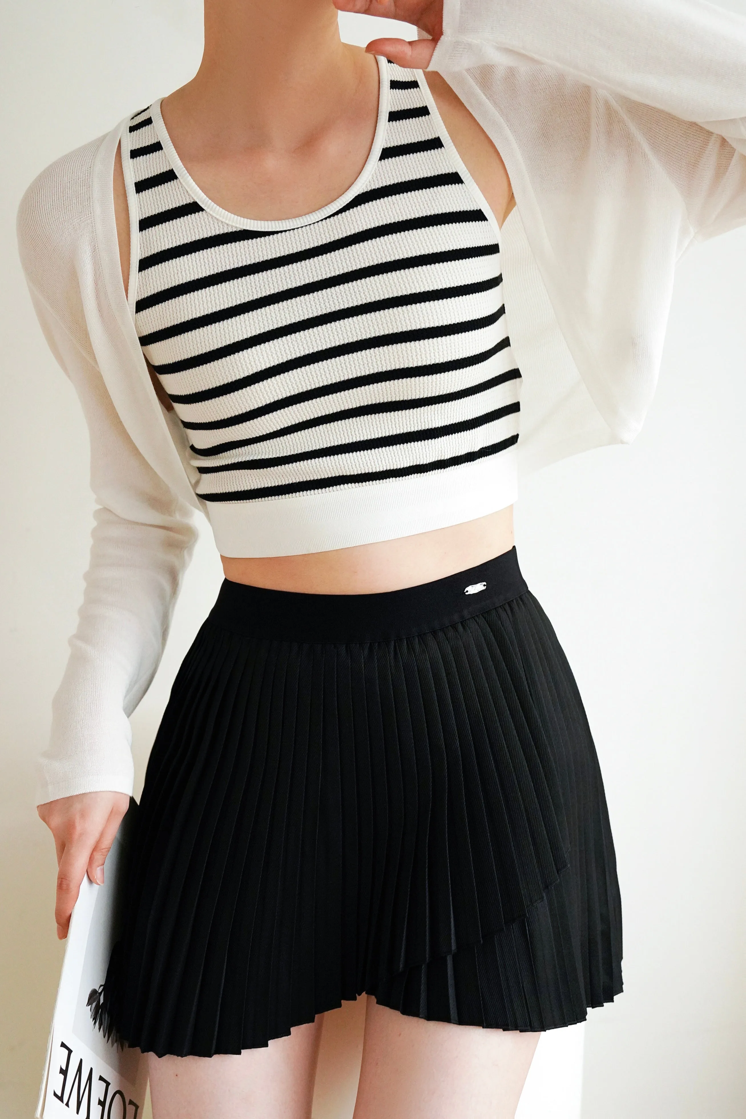 Brielle Lyocell Cardigan - White